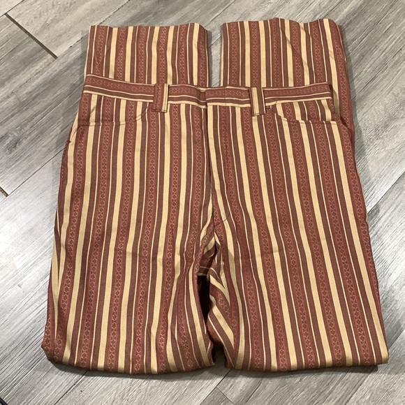 Levi’s Dead Stock NWT Permanent Press 1970’s Stripe Flare Dress Slacks Made USA - Picture 6 of 11